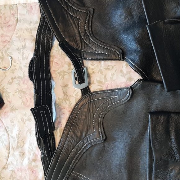 unbranded Other - COPY - Lightweight Leather Chaps Unisex